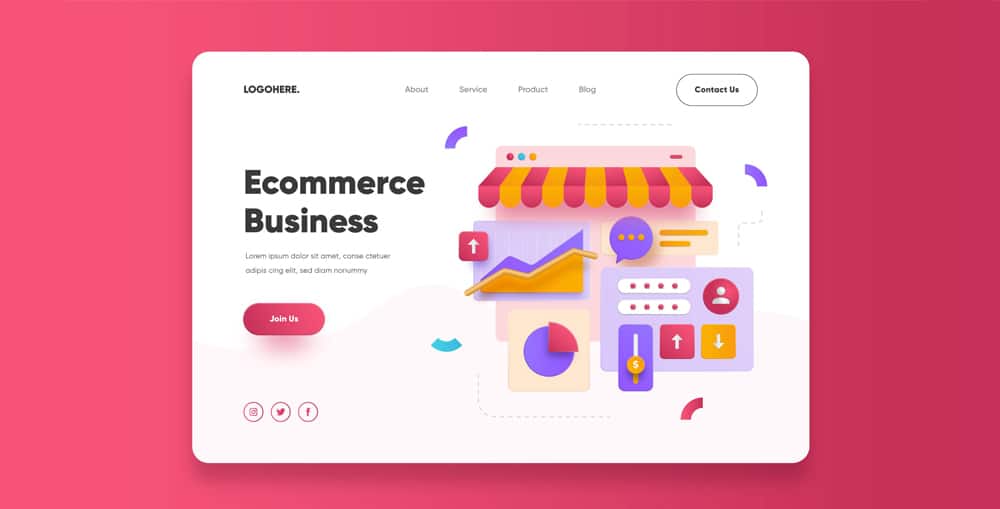 Web Design of the E-Commerce